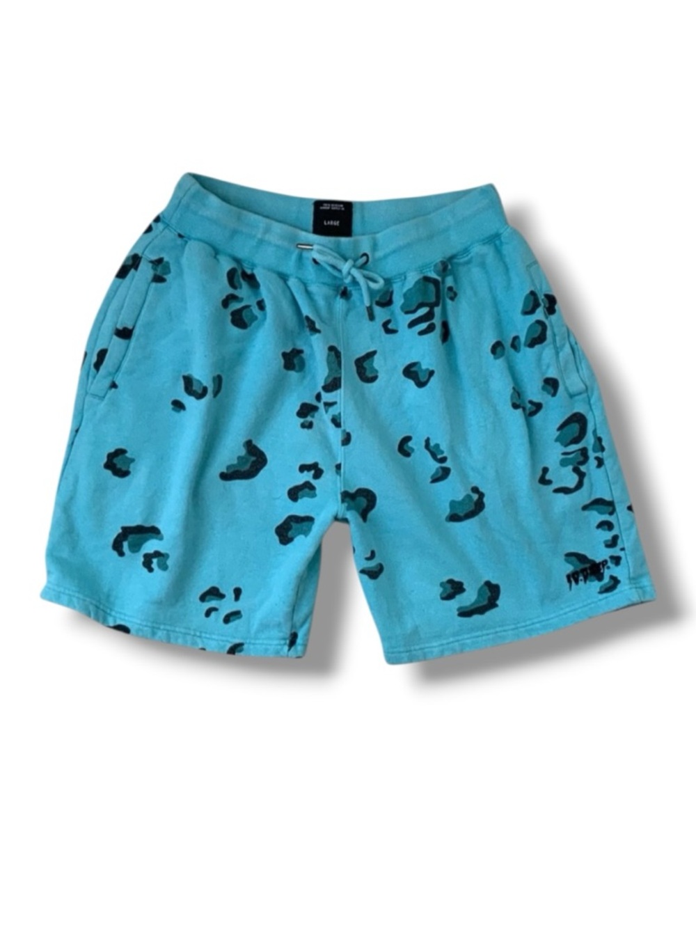 10.DEEP Athletic Shorts Turquoise Black Men’s Large
